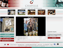 Tablet Screenshot of domainechapelle.com